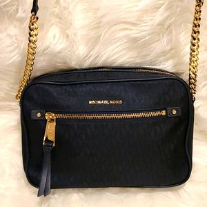Michael Kors Jet Set Logo Crossbody Bag